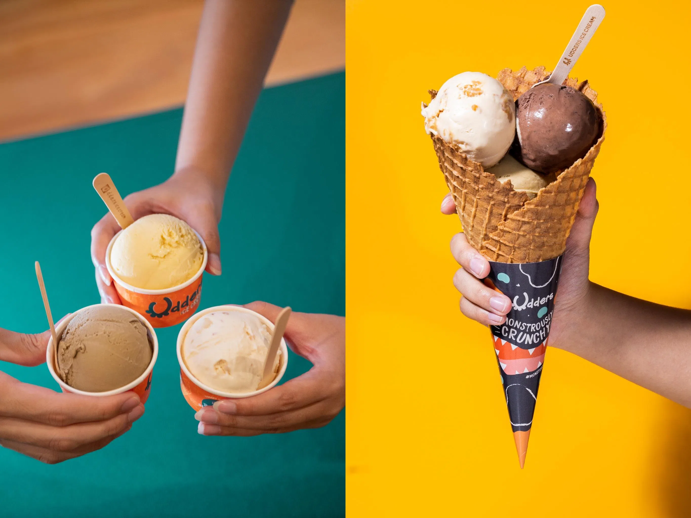 严大伟回忆当初从事冰淇淋行业，就是看重冰淇淋易于制作，但要做好却很难，而这个特质对日后开拓特许经营市场极为有利。（Udders提供）