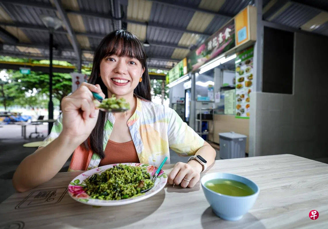 八年前成为纯素主义者，赖忱希认为，蔬食饮食是反对动物剥削、降低环境伤害最直接的方式。 （叶振忠摄）