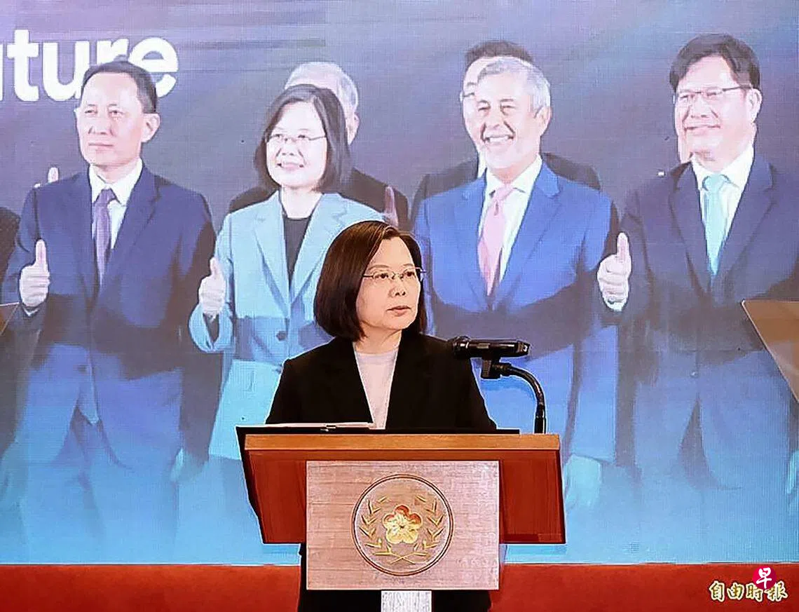 蔡英文元旦记者会称“中华民国”宪法不是风险连结九二共识才是| 联合早报