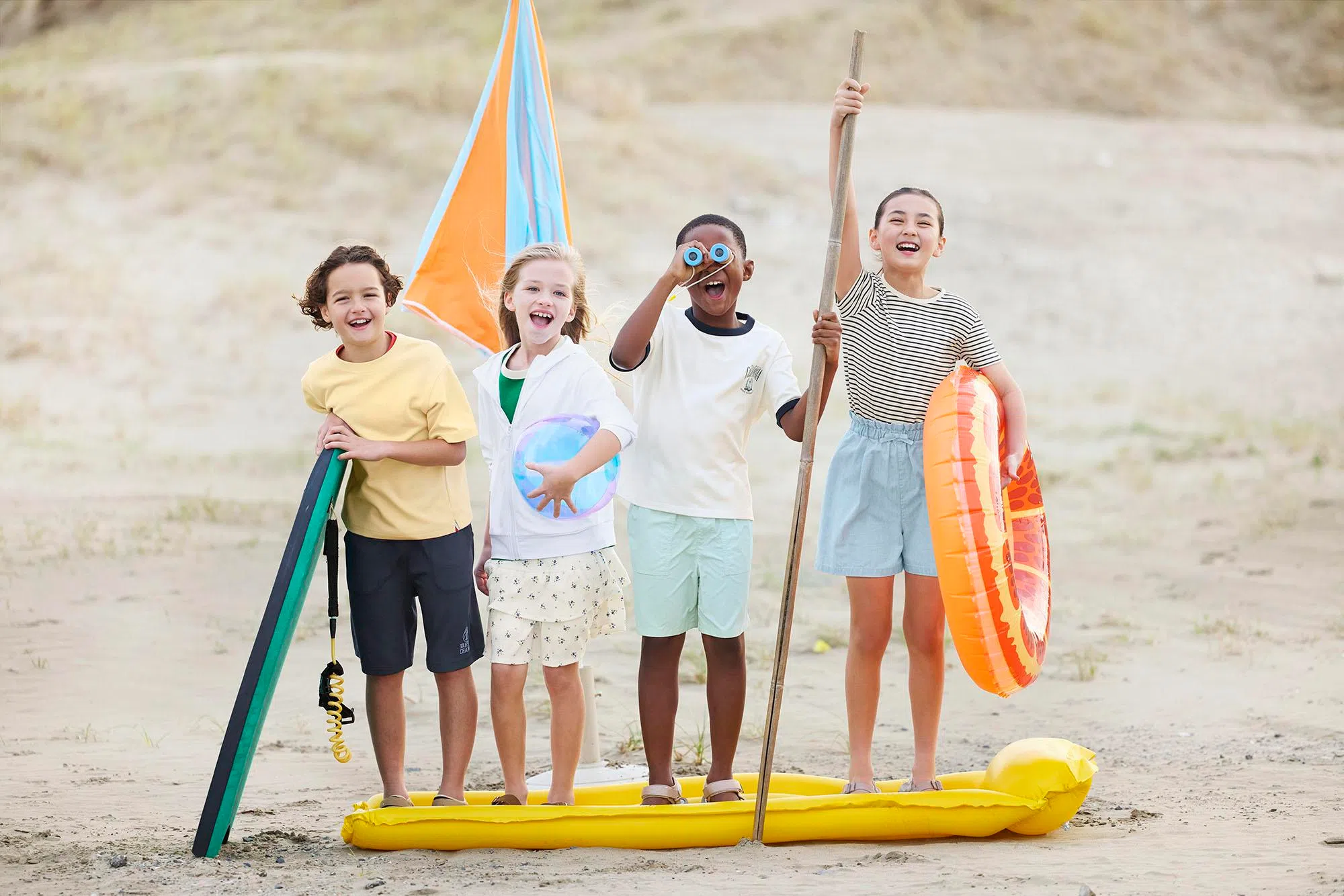 童装注重舒适质感。（优衣库提供）