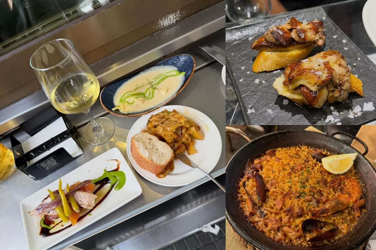 郑颖和伍思翰的蜜月之行少不了美食。（取自郑颖IG）