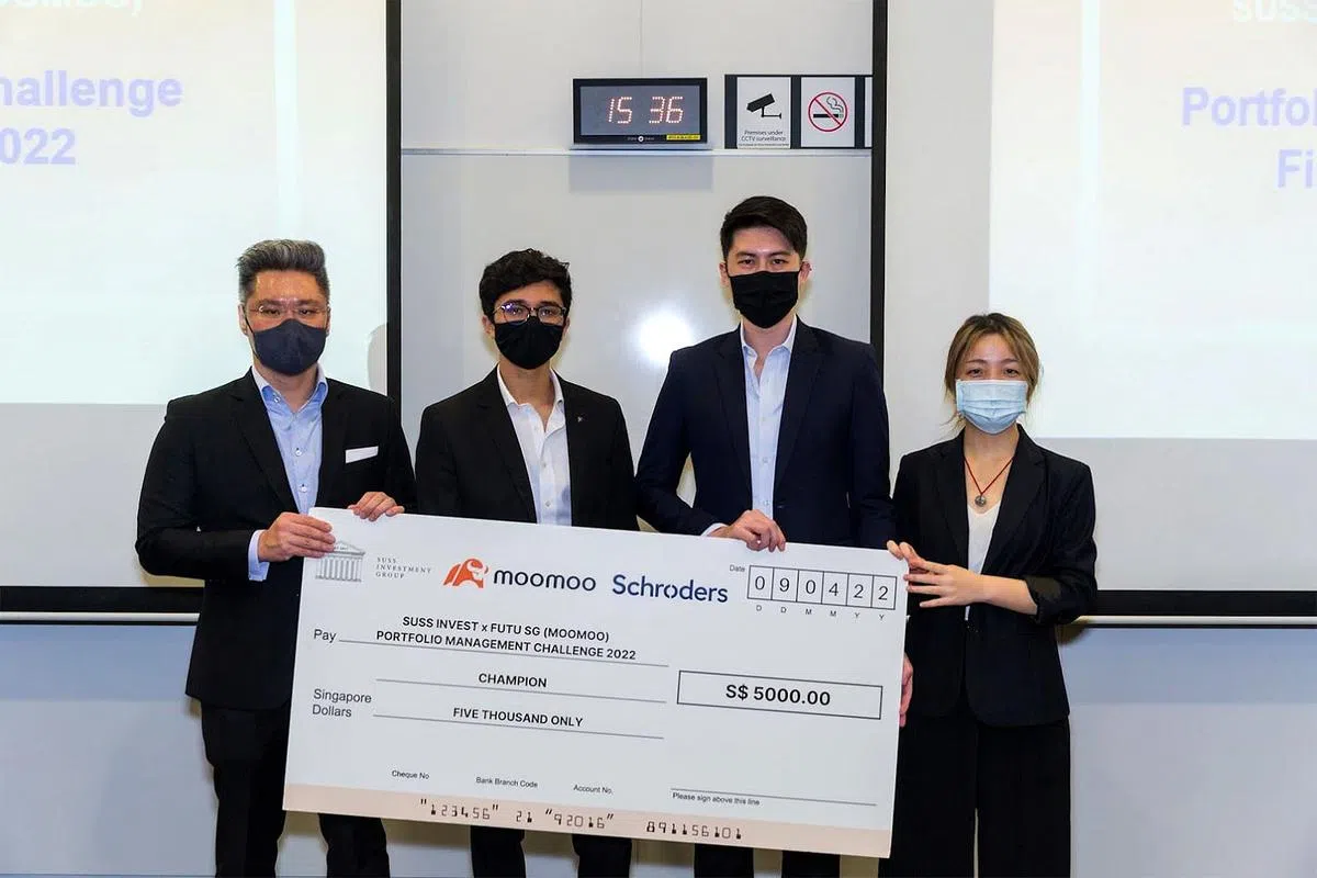 SUSS投资社团致力于鼓励更多年轻人智能投资。（图/富途证券新加坡提供）