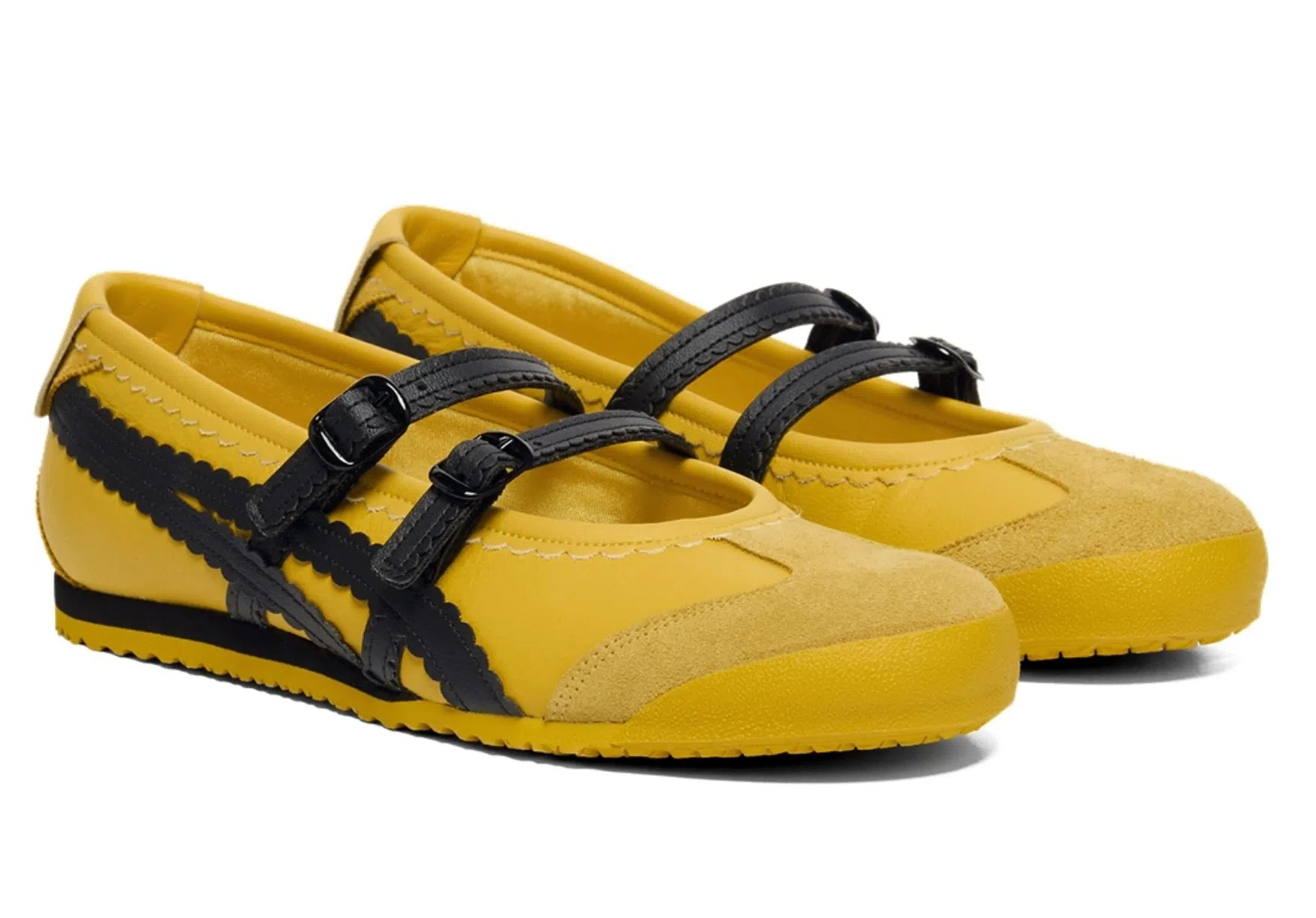 鬼塚虎（Onitsuka Tiger）最新运动休闲鞋的设计，会不会让你联想到芭蕾舞平底鞋？（Onitsuka Tiger图片）