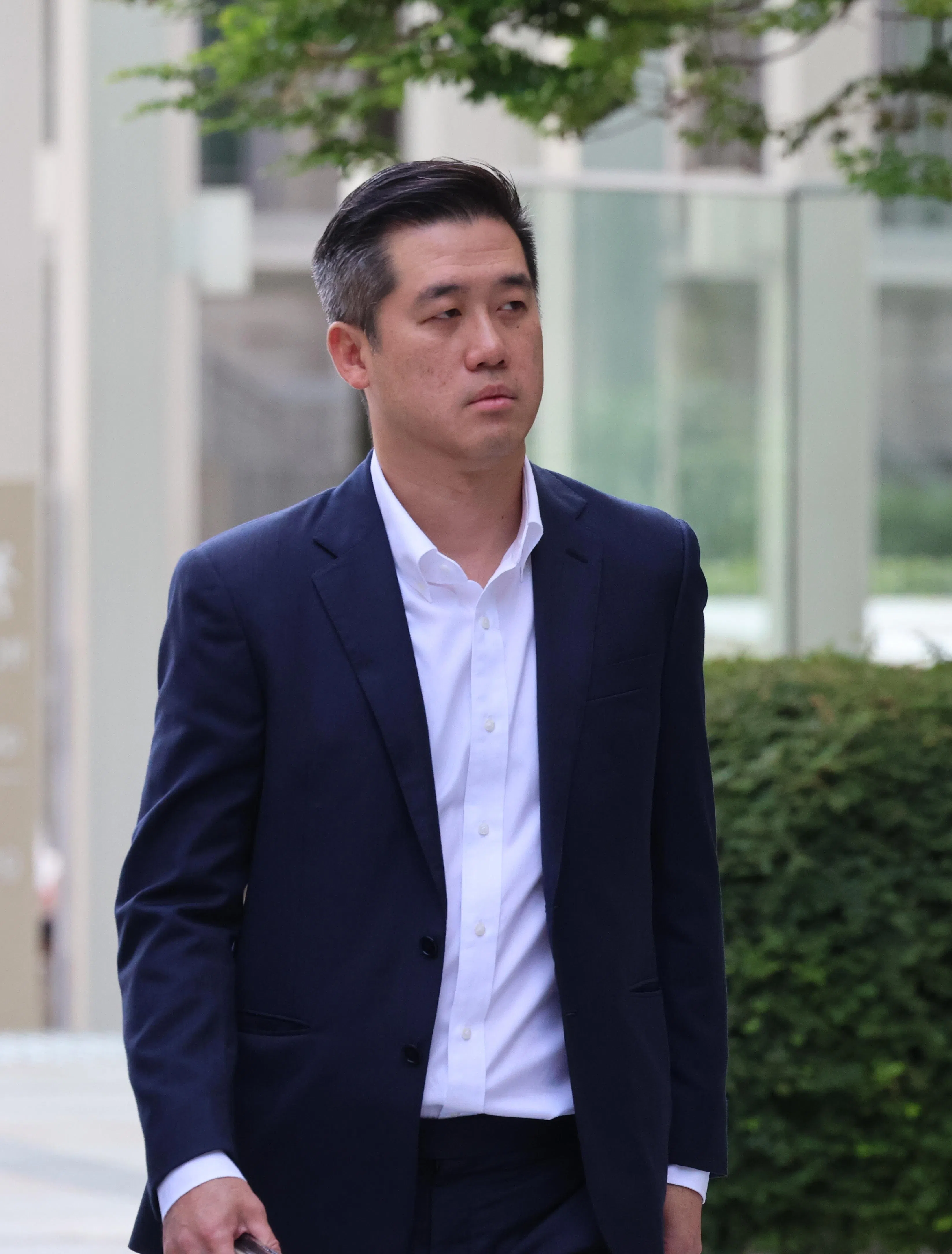 辛大伟（图）被指与曾百胜和陈锦松串谋，贿赂周科林共66万8000元。（梁麒麟摄）