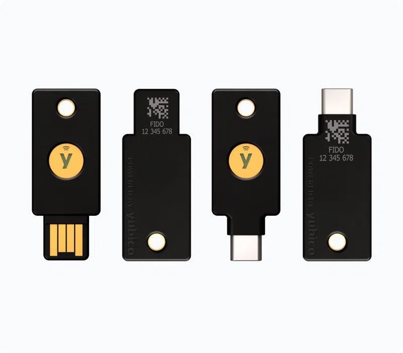 图为公司旗下的YubiKey密钥产品。（取自Yubico网站）