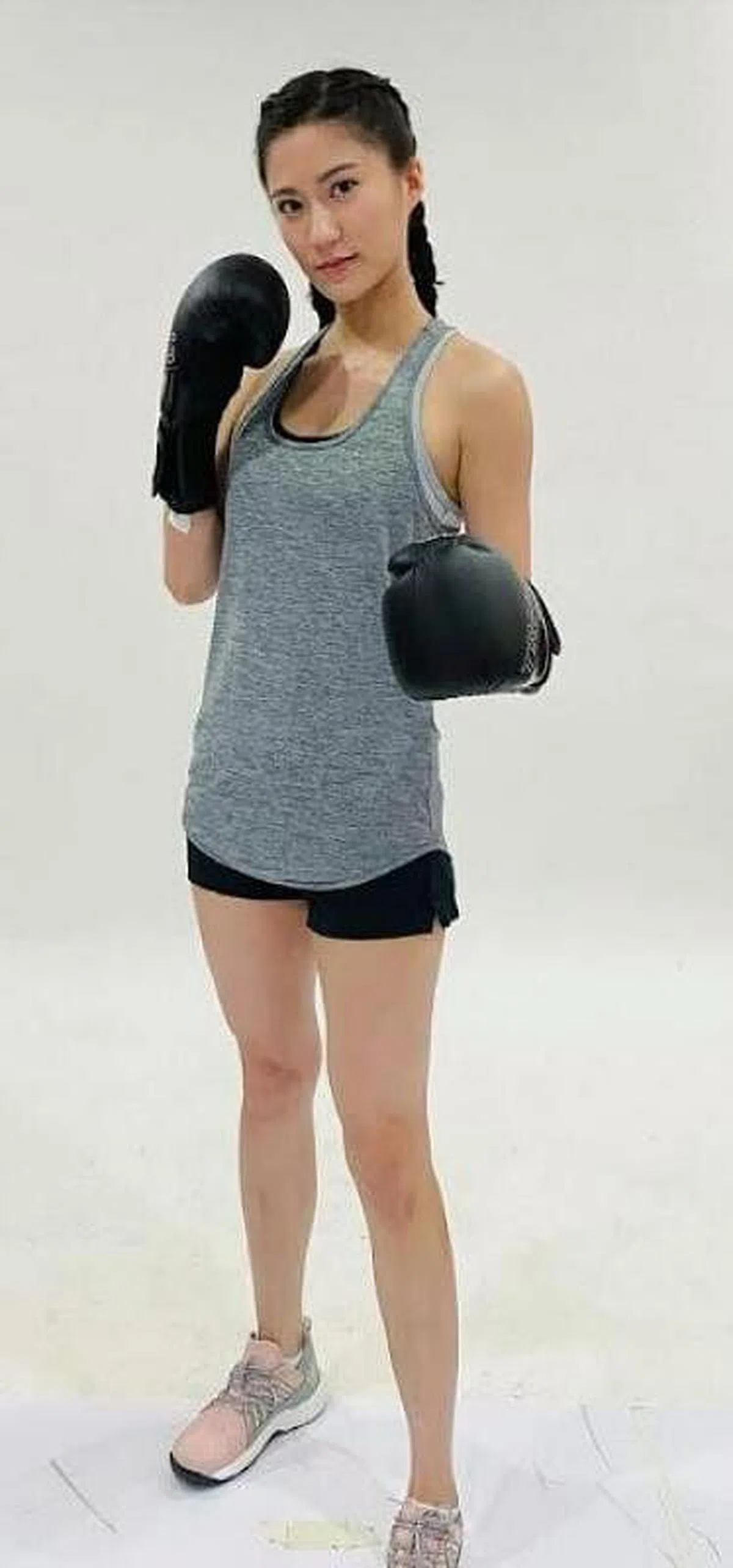 张嘉轩从小习武。（受访者提供） 