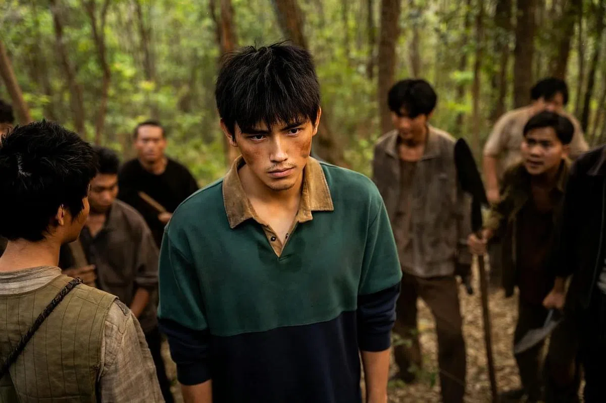 陈飞宇在《淘金》刻意晒黑。