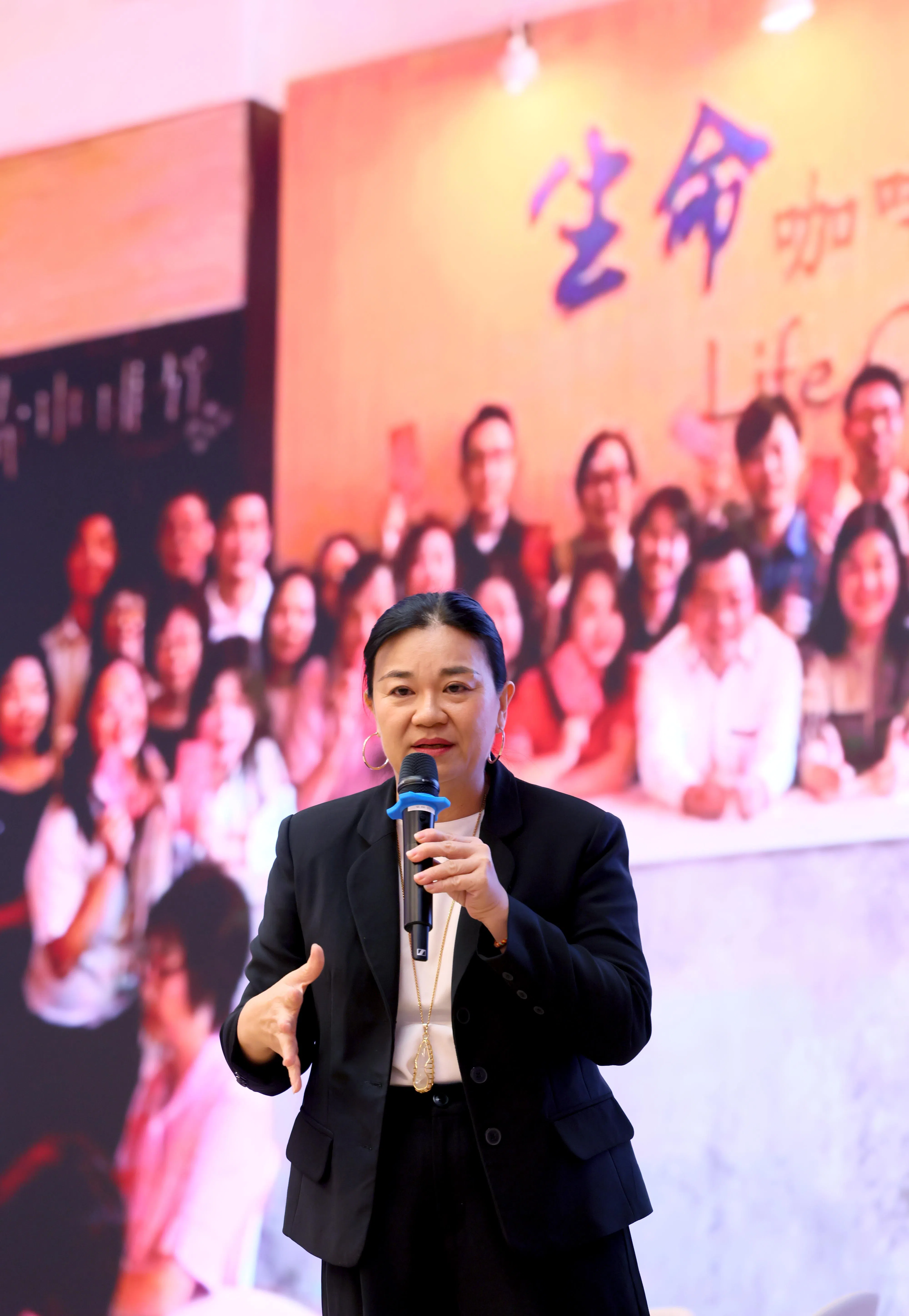 陈善玲认为，事前规划好身后事的好处是有充足时间思考、拥有自主权等。（龙国雄摄）