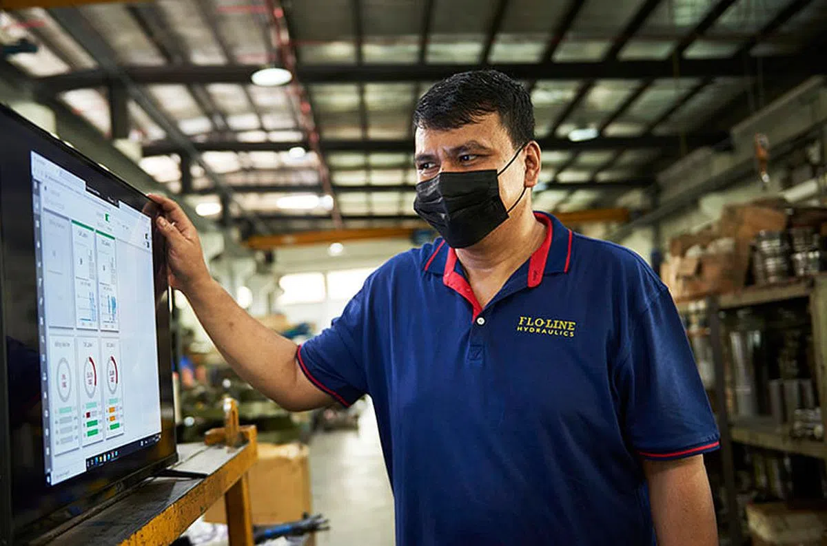 督工拉希表示，公司转型后他做起事情来更有效率。（图／新报业媒体） 