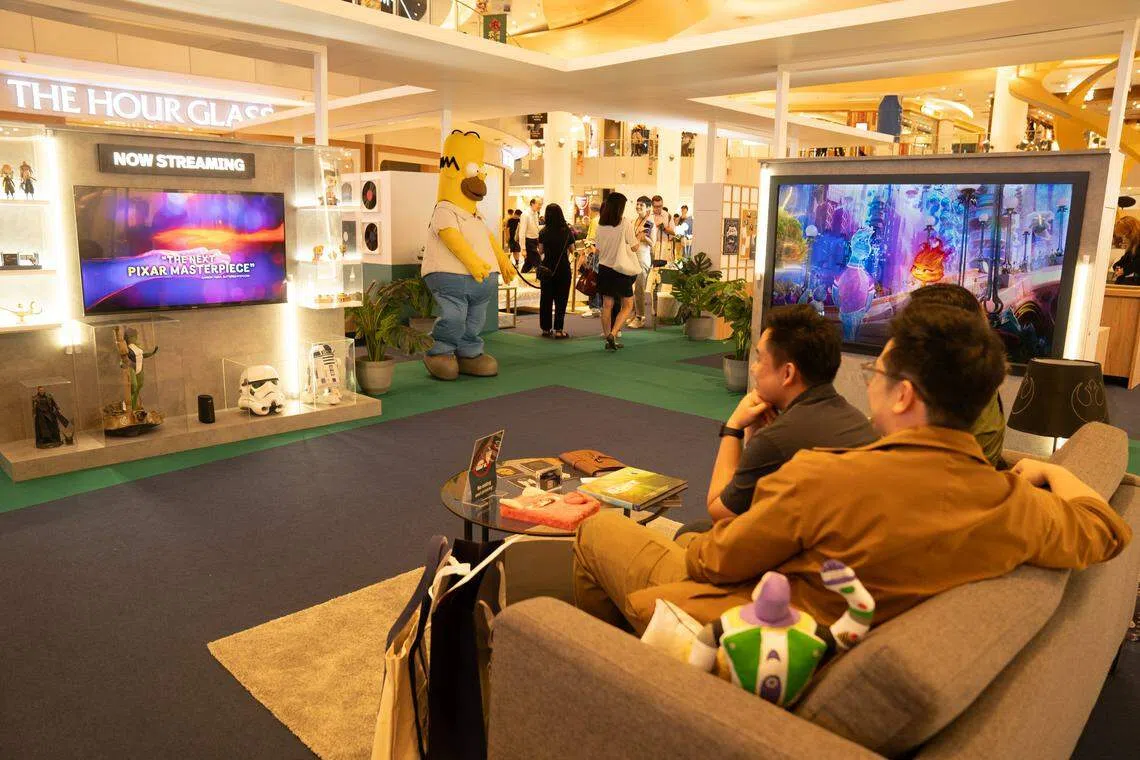 为期一星期的“Disney+ Home: A Story for Everyone”实体体验式展览空间在怡丰城举行至3月24日。（Disney+提供）