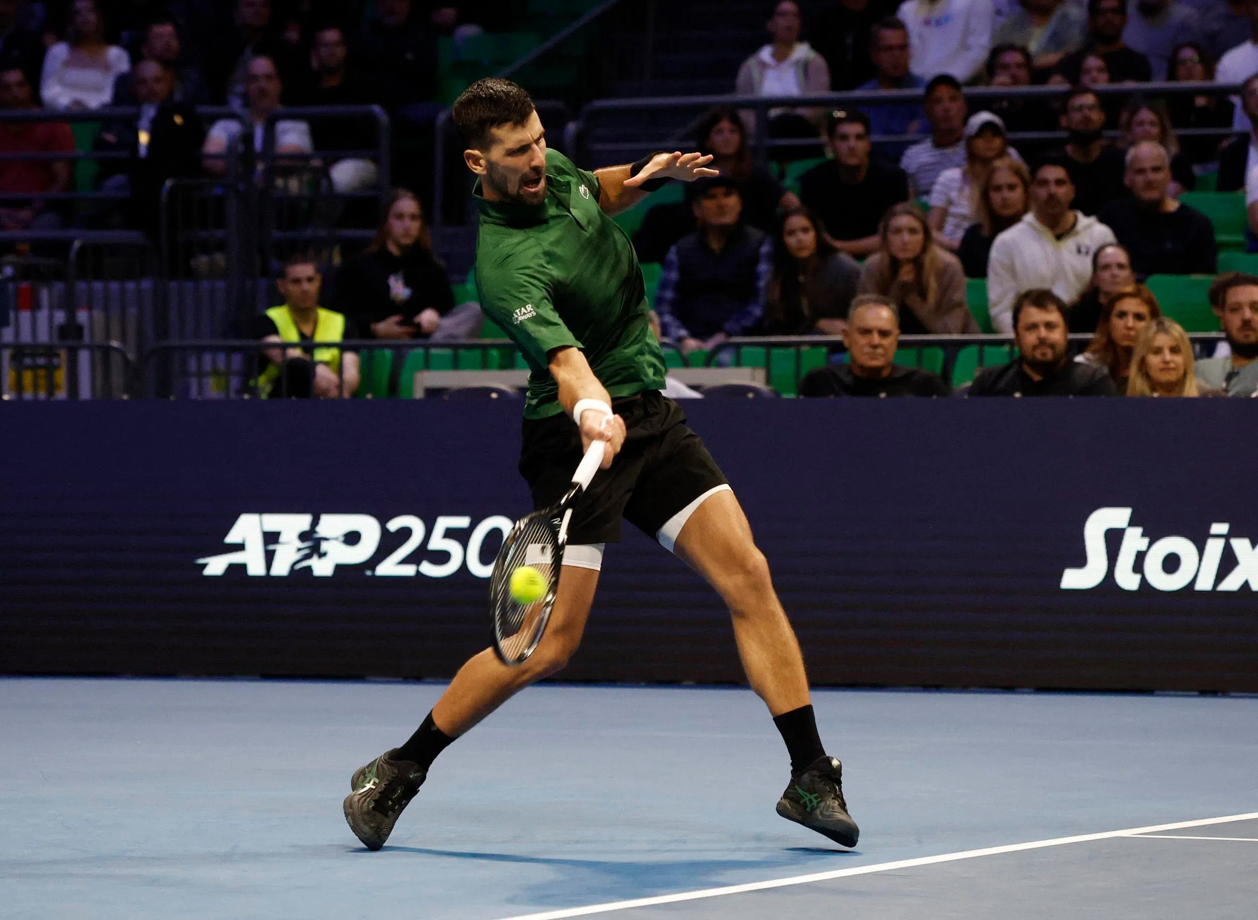 38岁的乔科维奇在体能和伤病管理等方面都大不如前，但他指出，预计在2028年洛杉矶奥运会后才退役，届时他将年满41岁。（路透社）