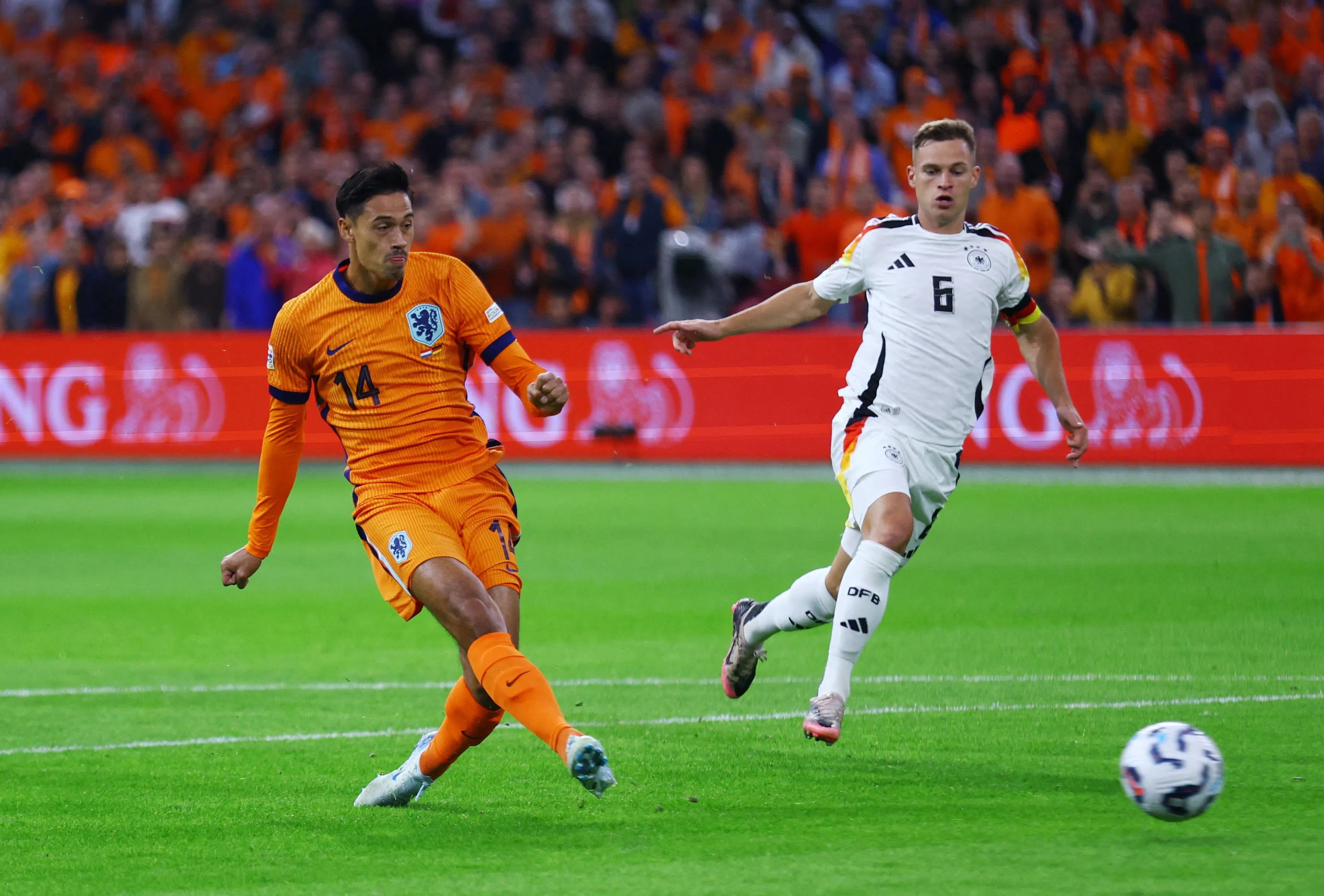 雷金德斯连续两场进球，但这次球队无法守住胜果。（路透社）