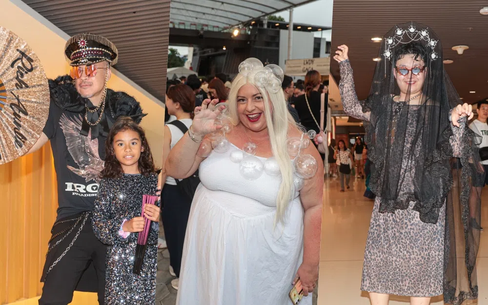 “小怪兽”们盛装出席演唱会。（李冠卫摄）