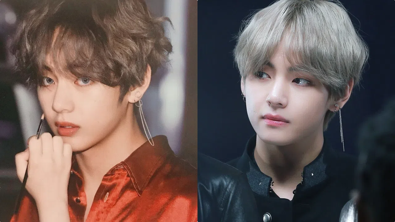 垂直流苏款耳饰，搭配日韩花美男的柔美造型，体现细腻灵动感。（互联网）