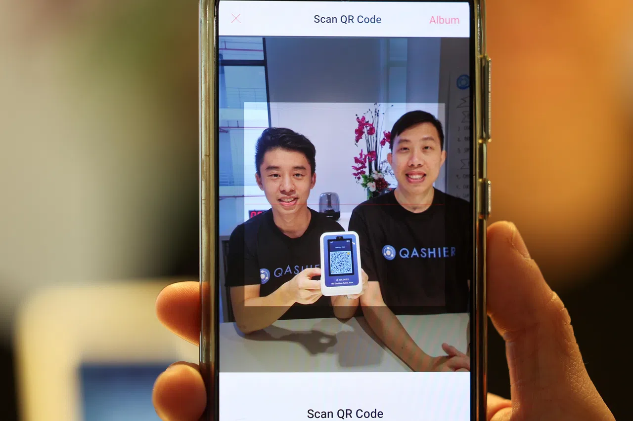 目前除了新加坡，Qashier已发展到马来西亚、泰国与菲律宾。（关俊威摄）