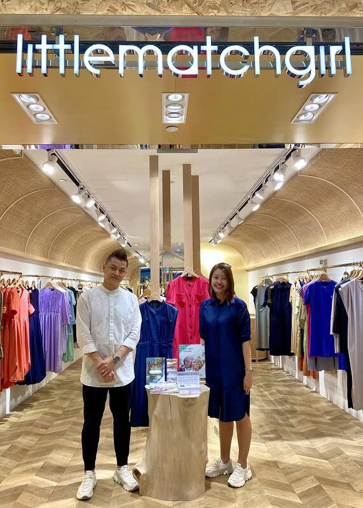 Little Match Girl创办人夫妻档王保钦和张安琪。（受访者提供）