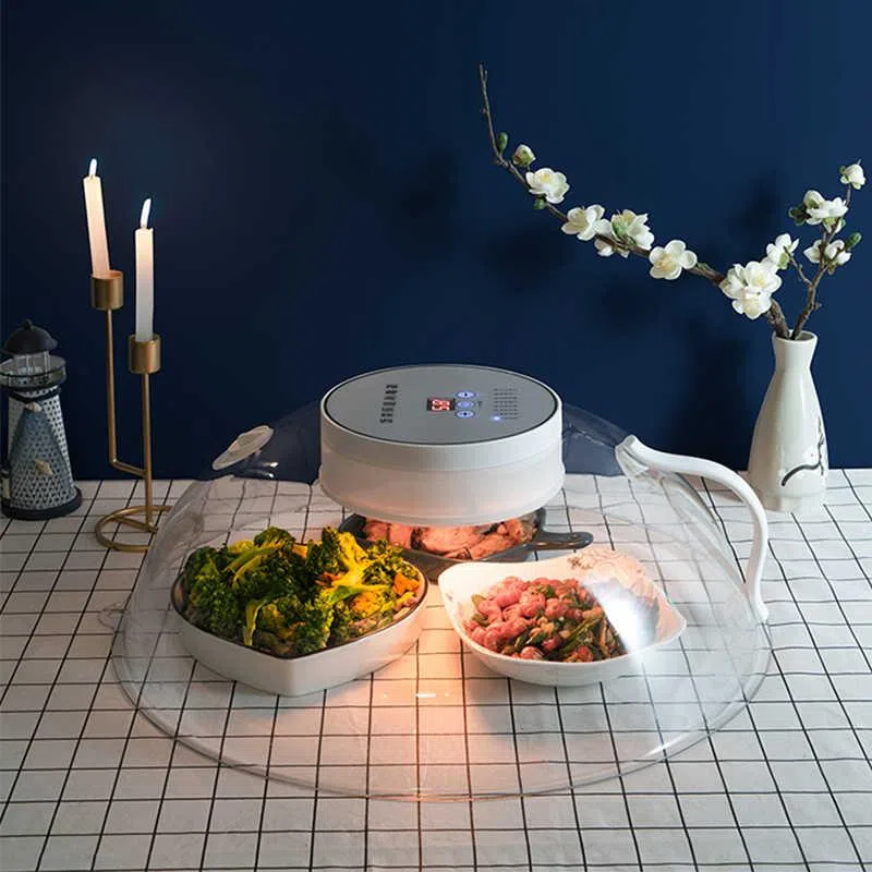 升级版食物罩现在还有保温功能，让爱心家常菜不会凉掉。（互联网）