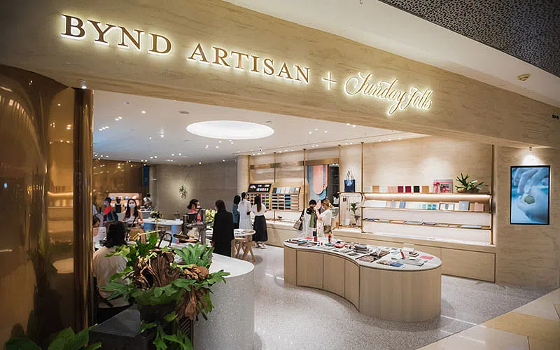 集零售与咖啡文化与一体的体验店。（图／Bynd Artisan + Sunday Folks爱雍体验店提供）