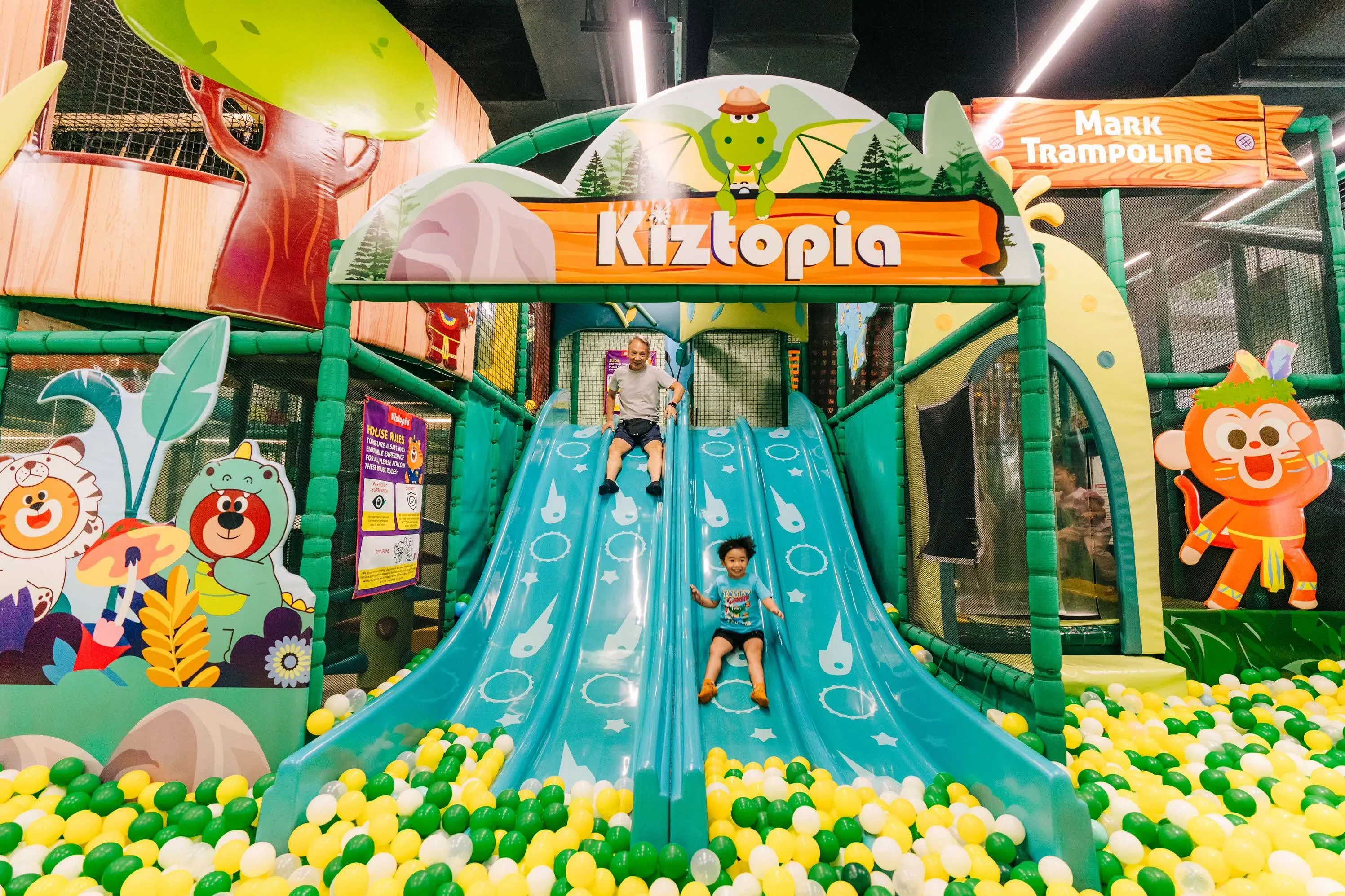 Kiztopia目前在海内外共有19个主题多元的大型室内游乐场。今年首七个月，公司共迎来126万访客人次。预计到2025年底，总访客人次将增加一倍，达到250万。（图/Kiztopia提供）