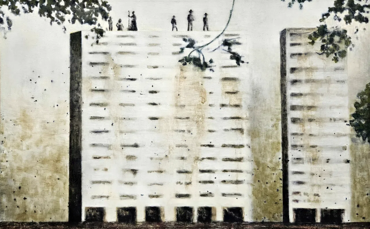  戴玮利作品《失踪的朋友》（2024）。（谁先觉画廊提供）