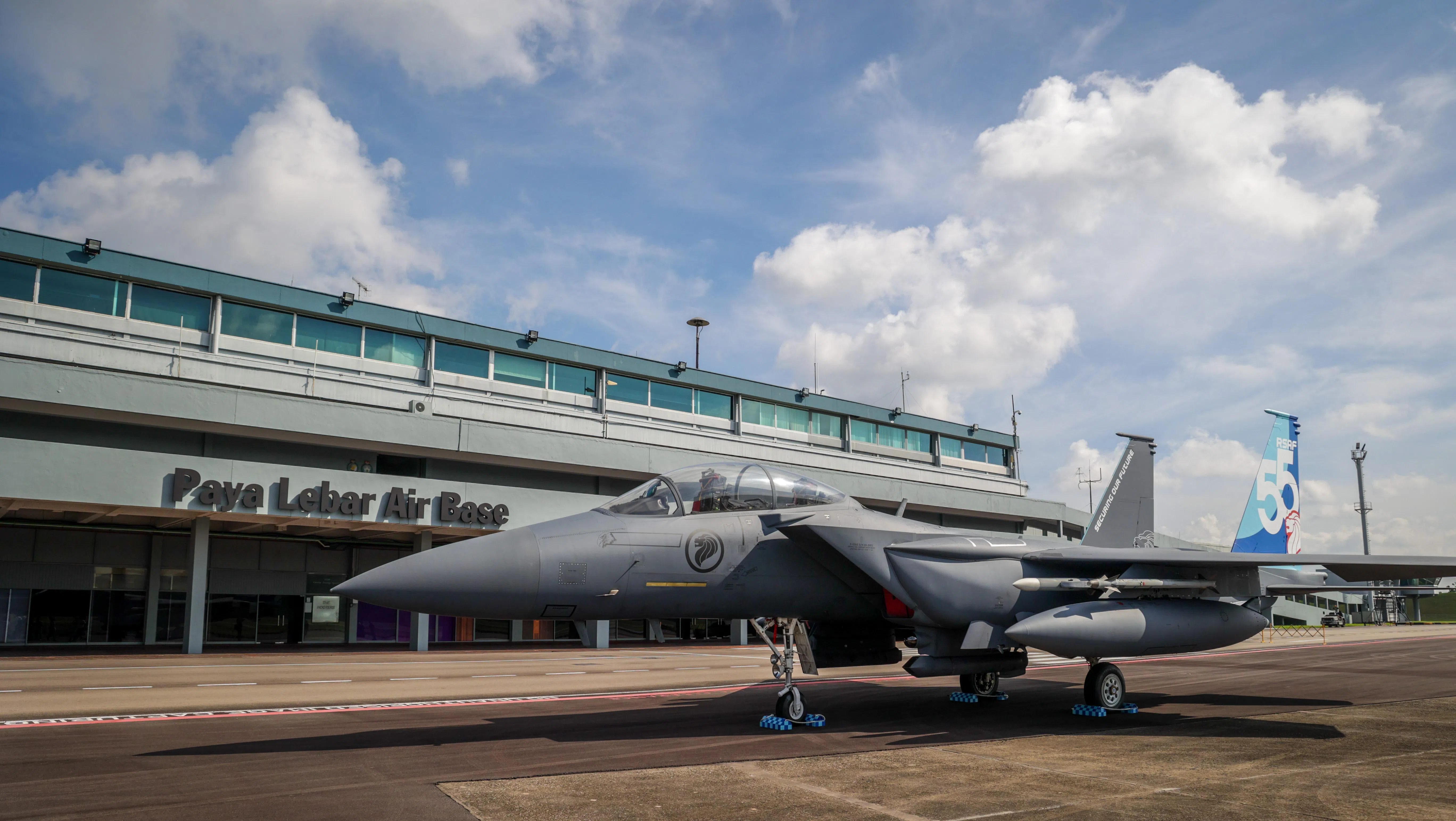 空军开放日将展示我国F-15SG型战斗机。（叶振忠摄）