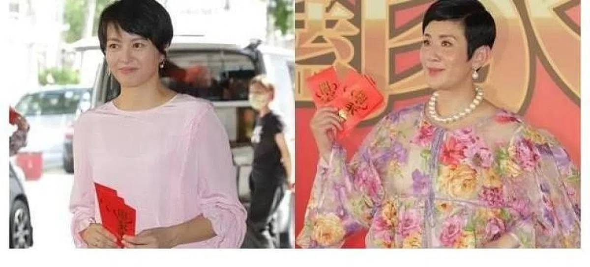 吴君如（右）与梁咏琪演出《阖家辣》。（互联网）