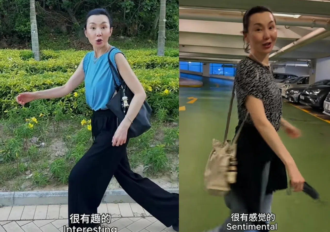 张曼玉的首支小红书视频，经过精心剪辑，可见女神下足心思。（互联网）