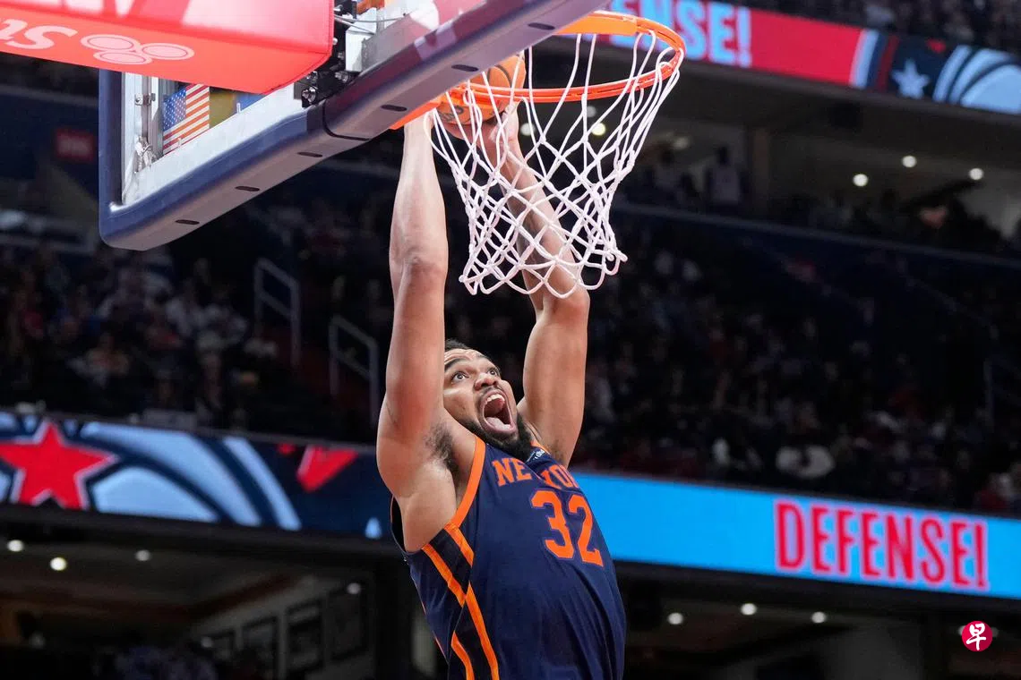 得分王布伦森缺阵尼克斯仍轻取爵士获胜| 联合早报