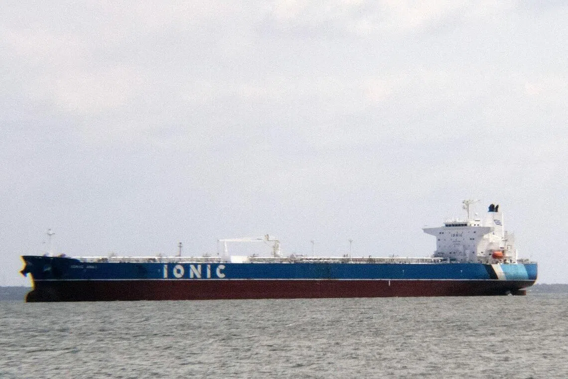 图为位于委内瑞拉地区的原油油轮。（法新社）