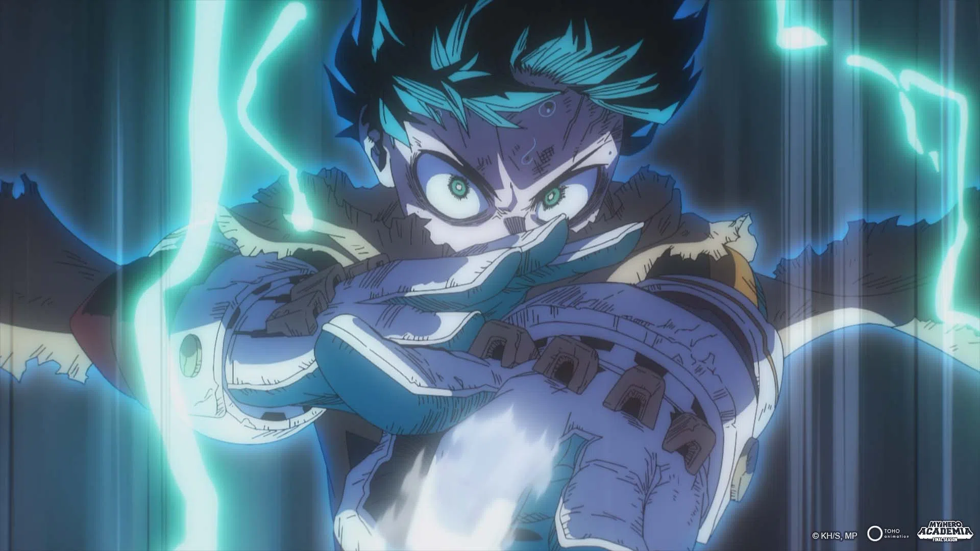 绿谷出久在最终季与全日本的恶棍对抗。（Crunchyroll提供）