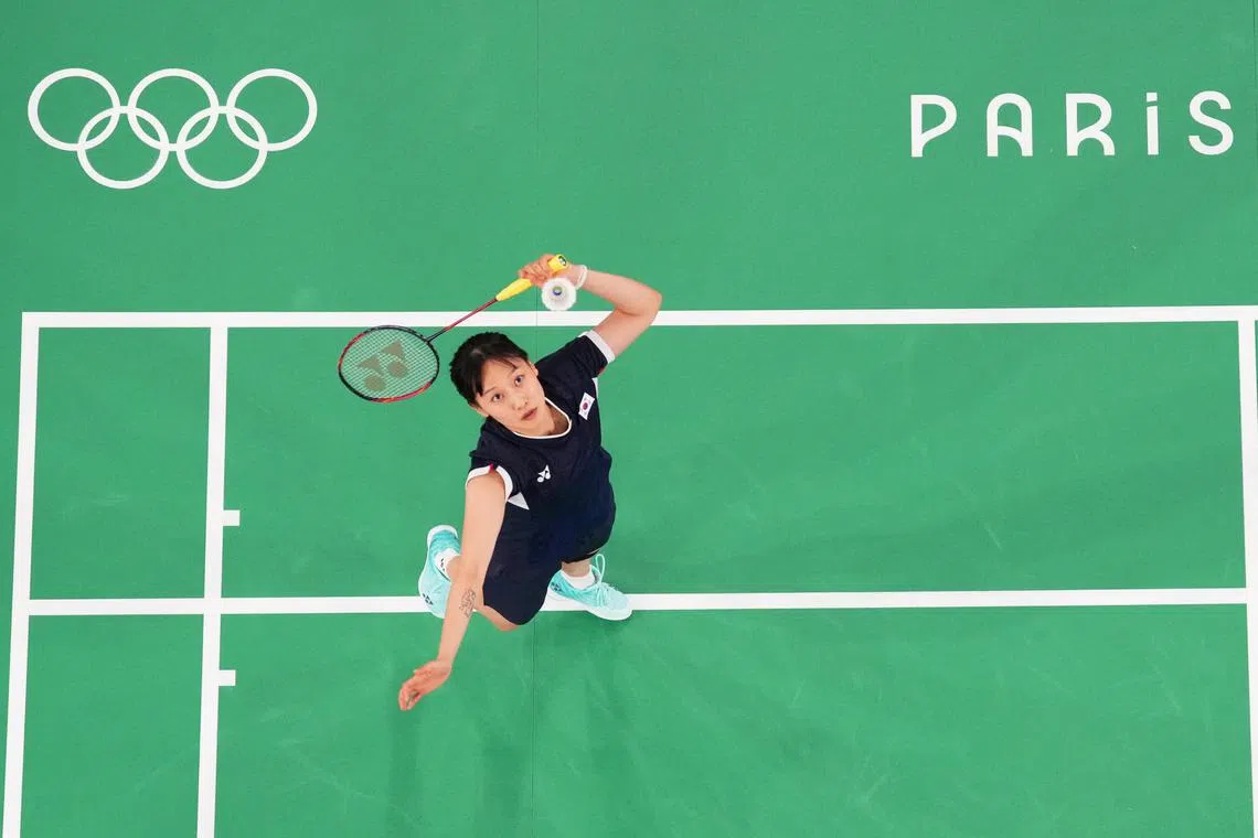 韩国选手蔡侑玎（图）曾在2023年世锦赛和搭档徐承宰赢得混双冠军。（路透社）