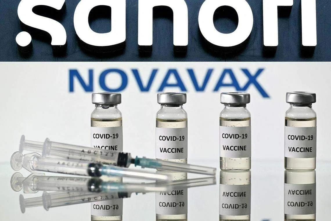 法国制药商赛诺菲将把诺瓦瓦克斯的新冠疫苗与它的流感疫苗结合，并让这个新流感疫苗组合商业化。（法新社）