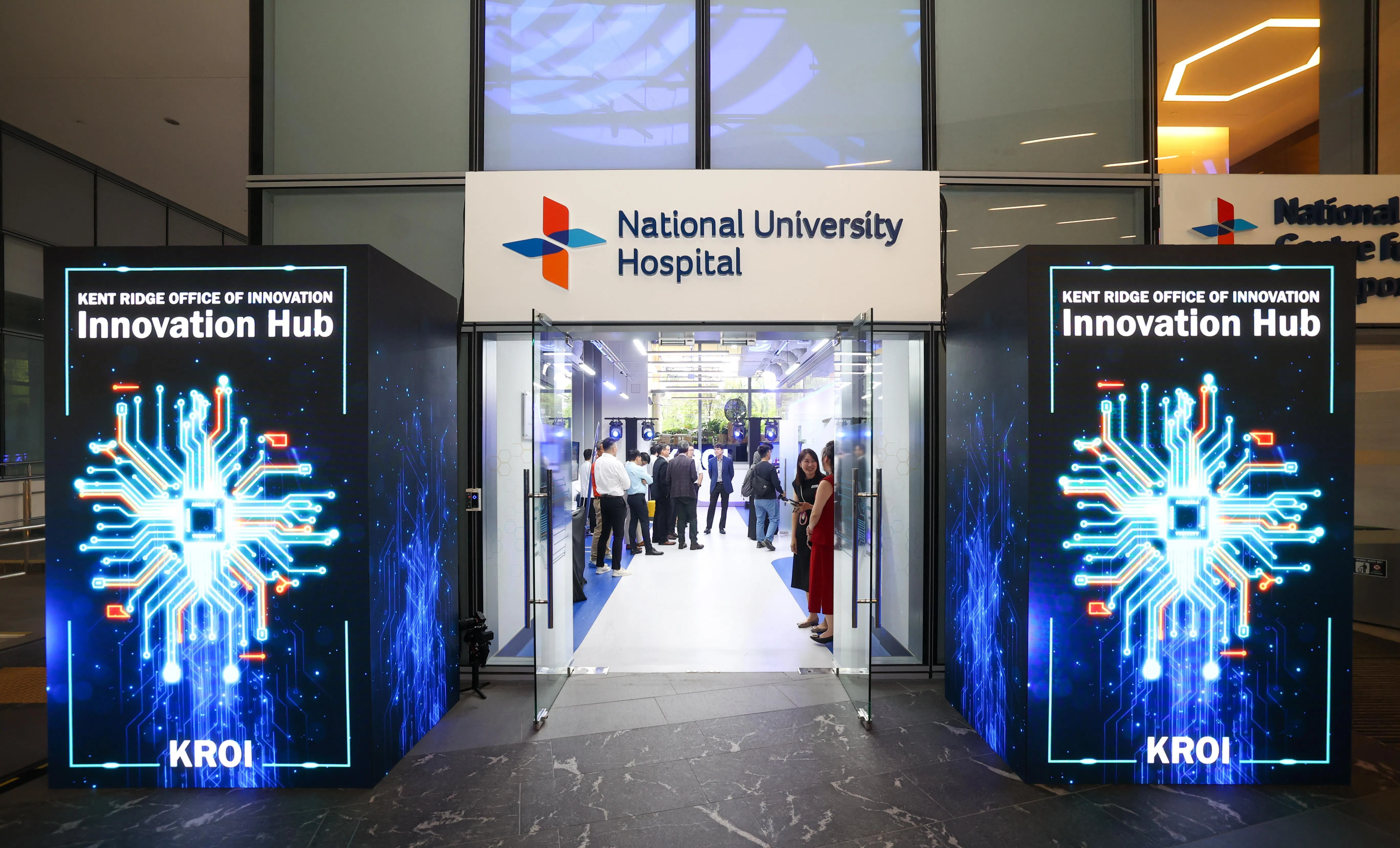 国大医院创新中心设在国大口腔医学中心内，也将是“新加坡—上海医学创新中心”新加坡办事处的所在地。（吴先邦摄）