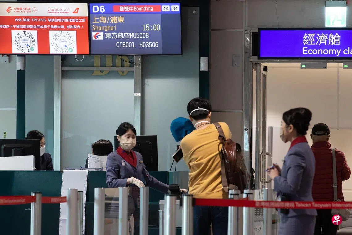 台恢复两岸部分直航点行政院长否认为蔡英文过境美国灭火| 联合早报