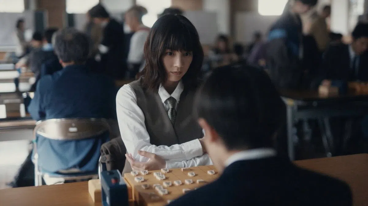 Non饰演的飞鸟立志成为日本史上首位职业女棋士，以取得与父亲对弈的资格。（互联网）