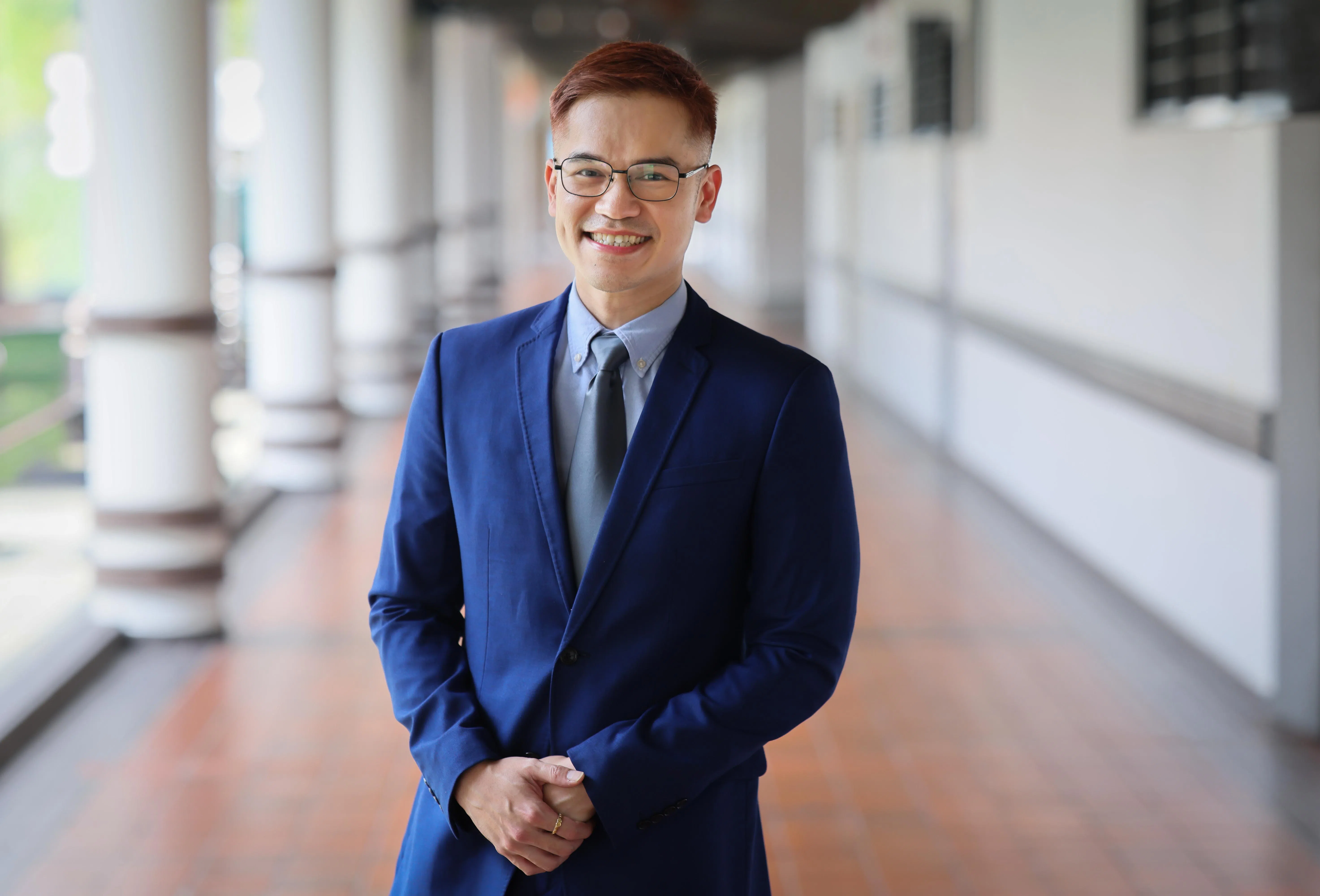 陈忠强医生说，家人若有心理困扰，带去看医生时别说“看病”，改说“体检”比较容易让人接受。（龙国雄摄）