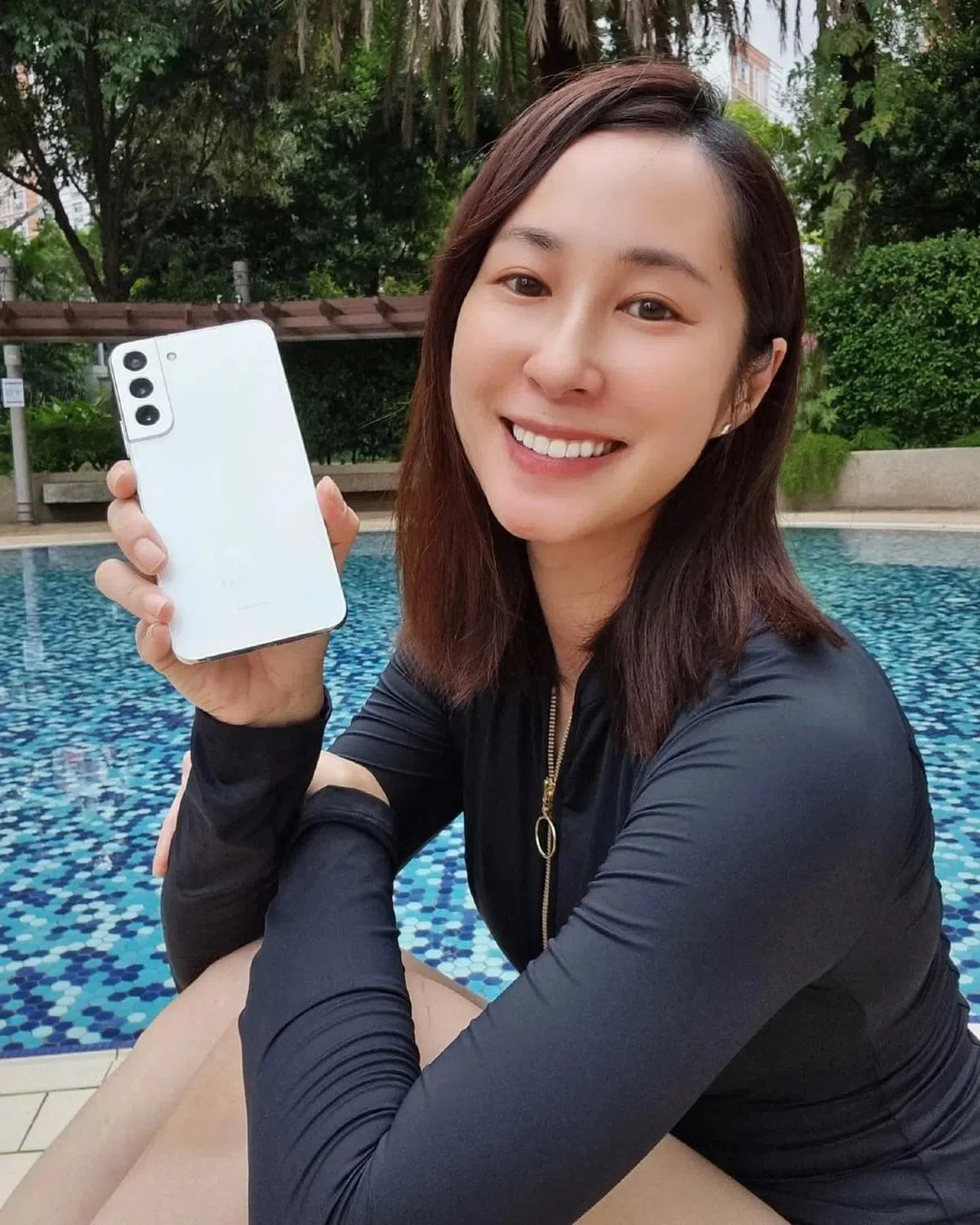 蔡琦慧期待以前失去联系的学生来电。（IG）