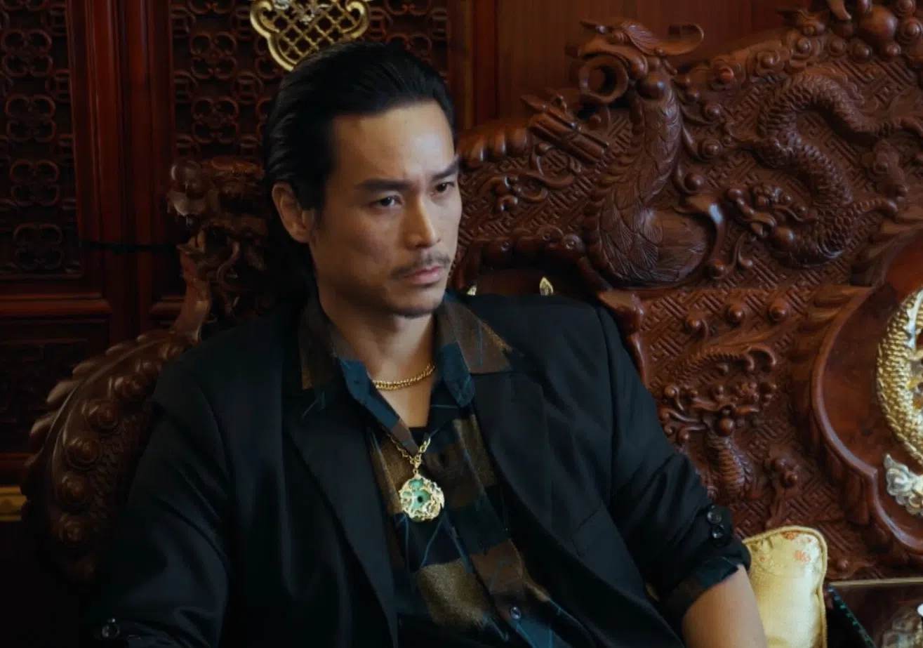 陈邦鋆的外形演起黑帮老大有说服力。（互联网）