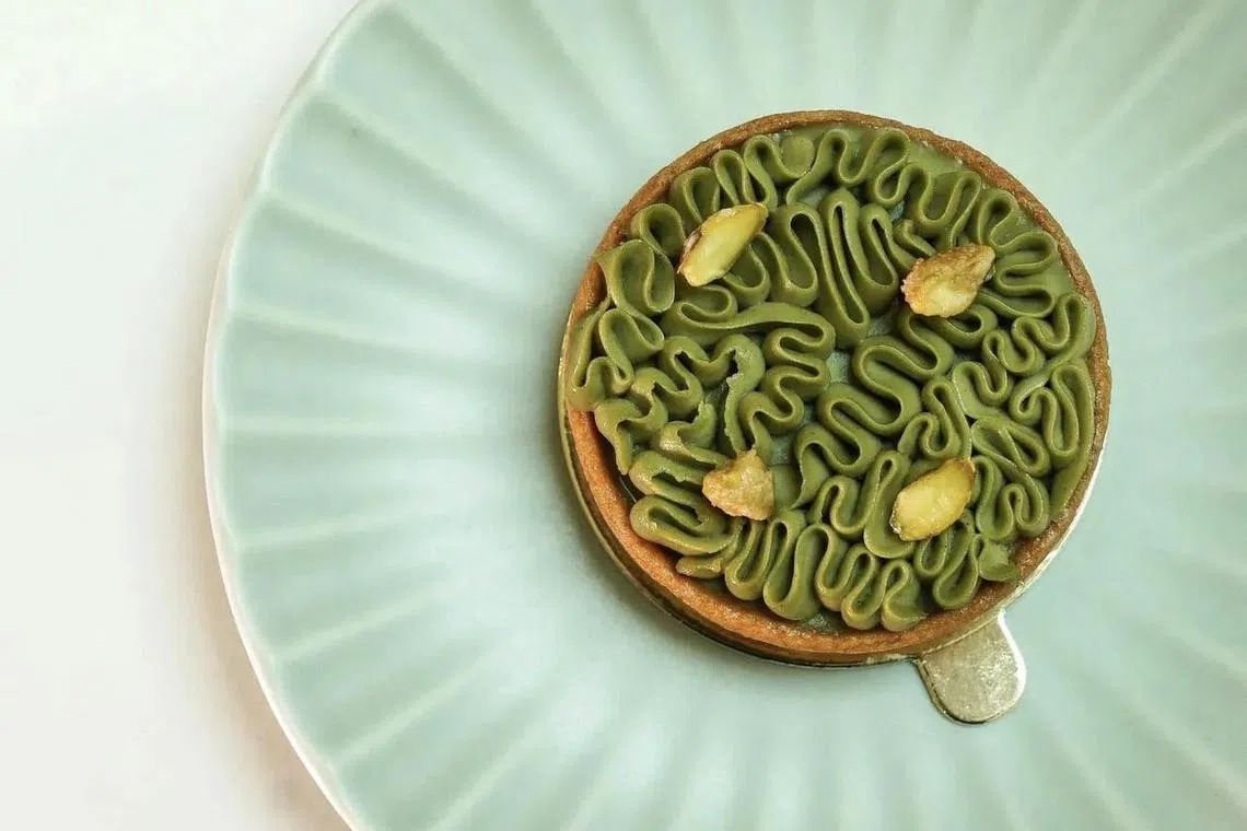 Patisserie Woo的人气西西里岛开心果挞。（互联网）