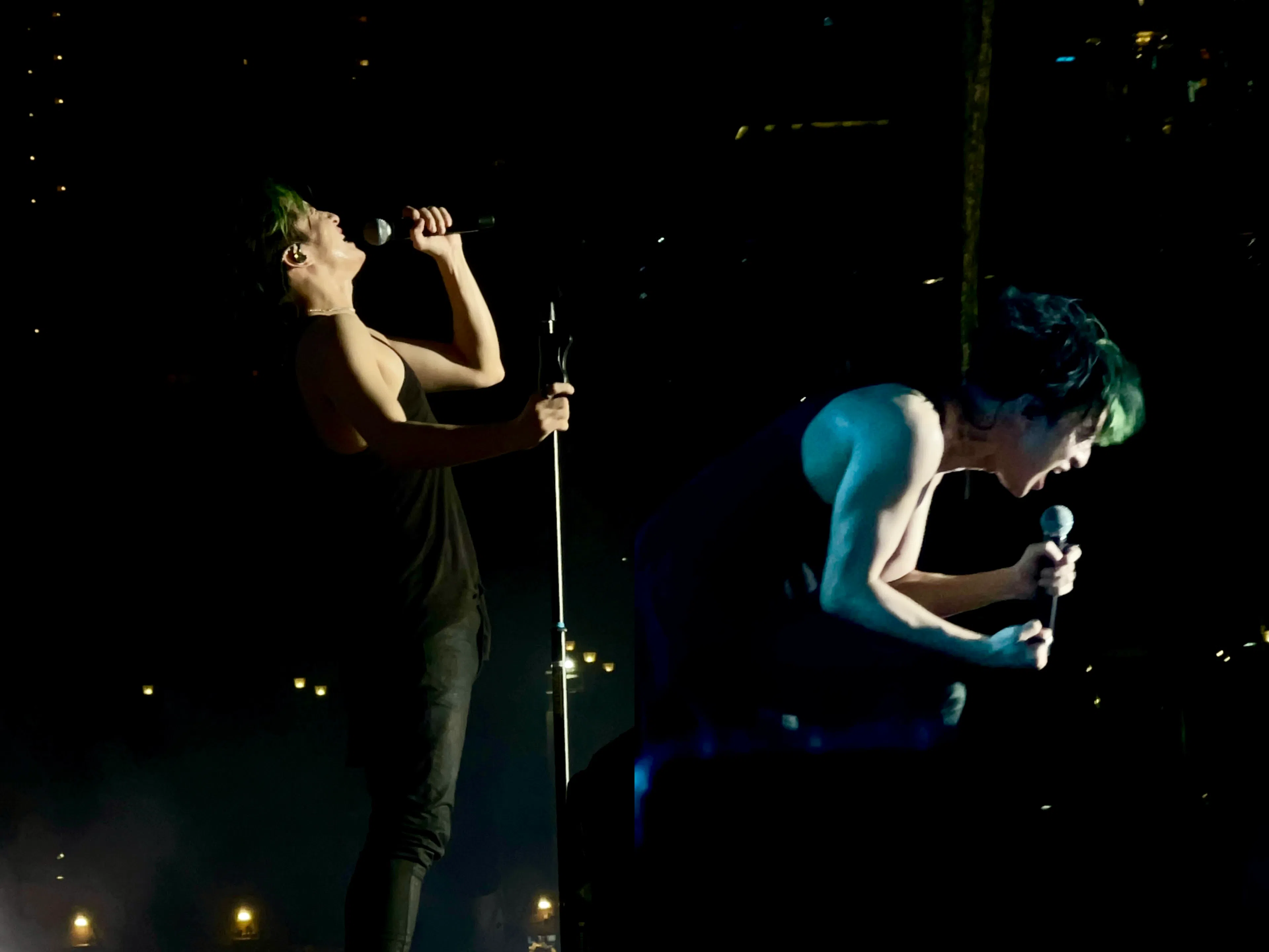 歌手薛之谦激情演唱，澎湃动人。（周佳铃摄）