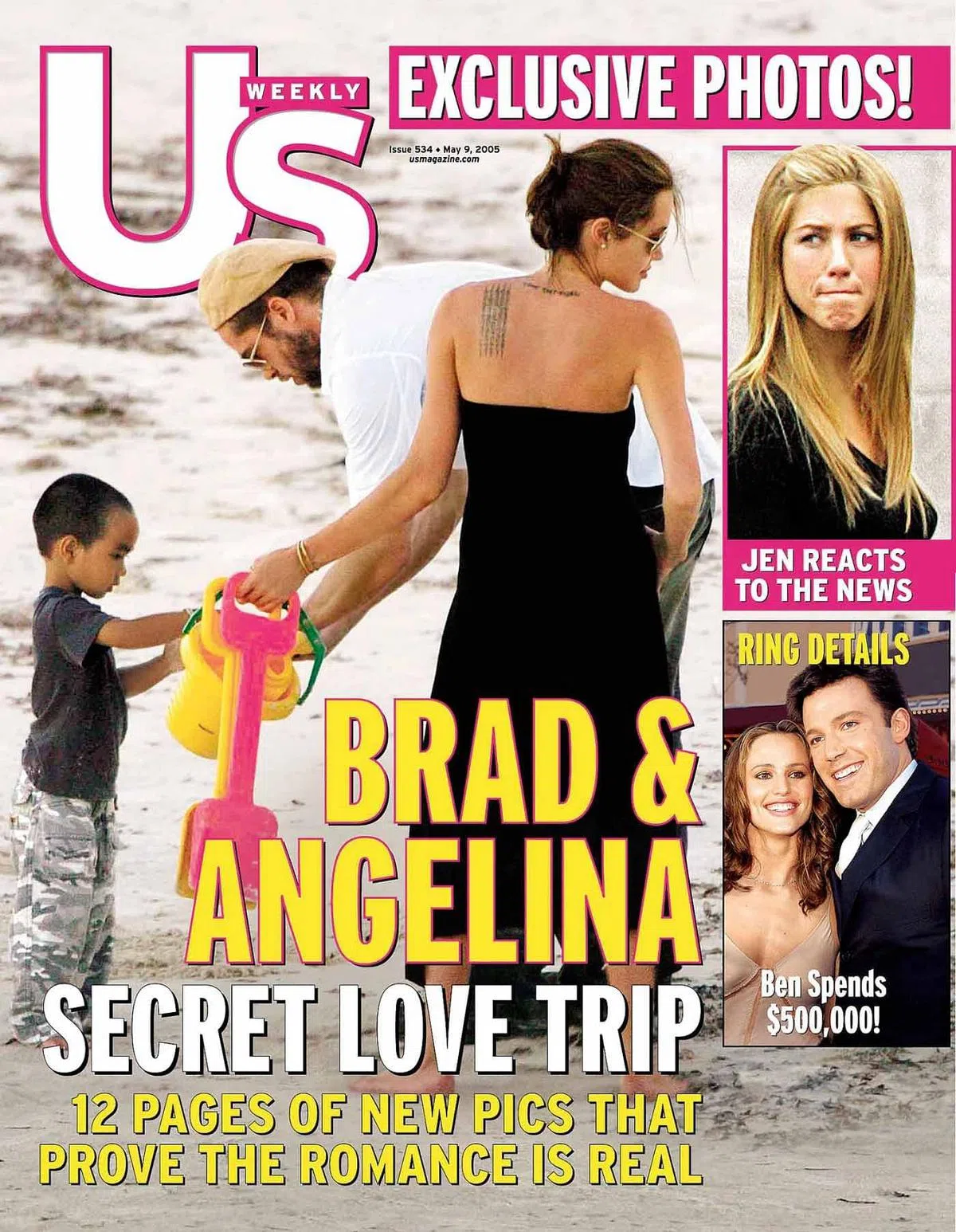 《Us》周刊不只知道Brad Pitt和Angelina Jolie的行踪，还知道可以在哪里偷拍。（图/互联网）