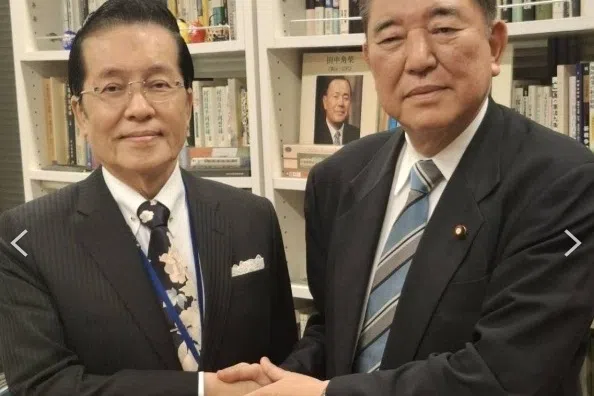 张荣恭访日会石破茂 指国民党两岸路线促台日均无事