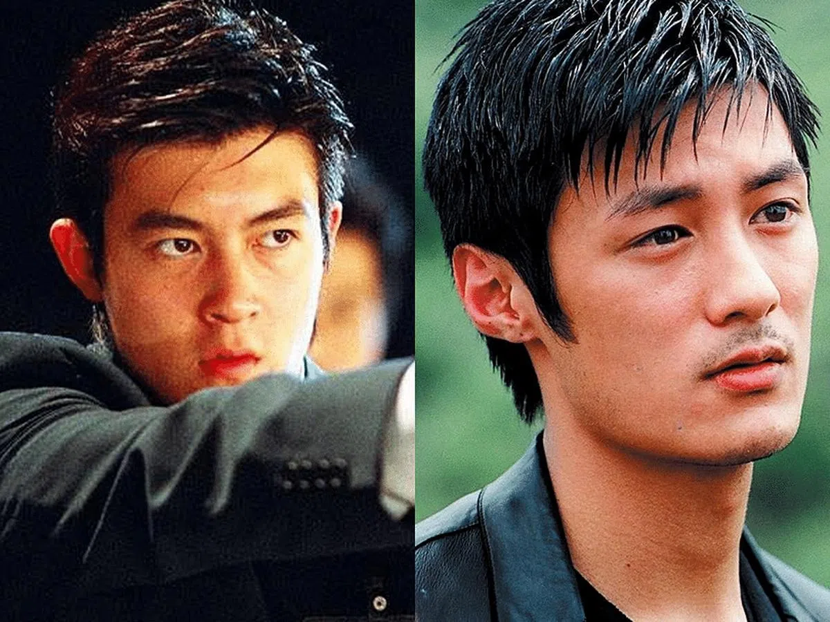 陈冠希在《无间道》饰演年少的“刘健明”，余文乐则是年少的“陈永仁”。（嘉华院线）