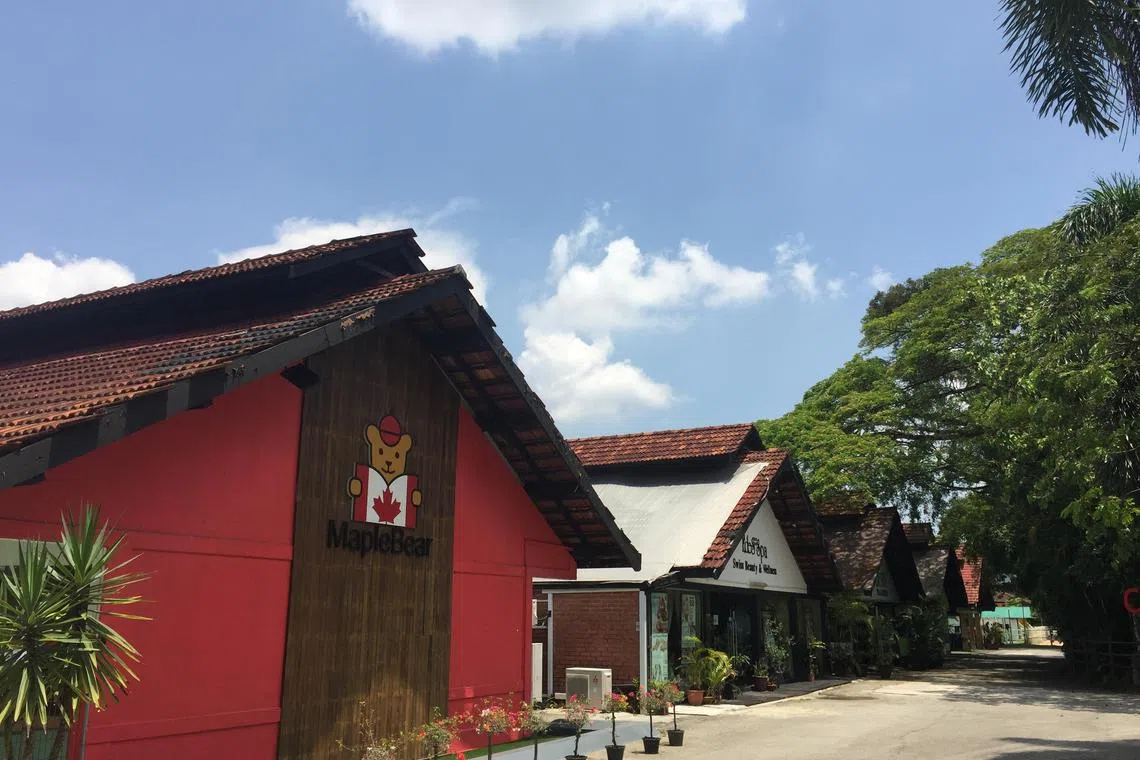 武吉知马马城内四座专为热带气候设计的马厩，也被拟列为受保留建筑。（市区重建局提供）