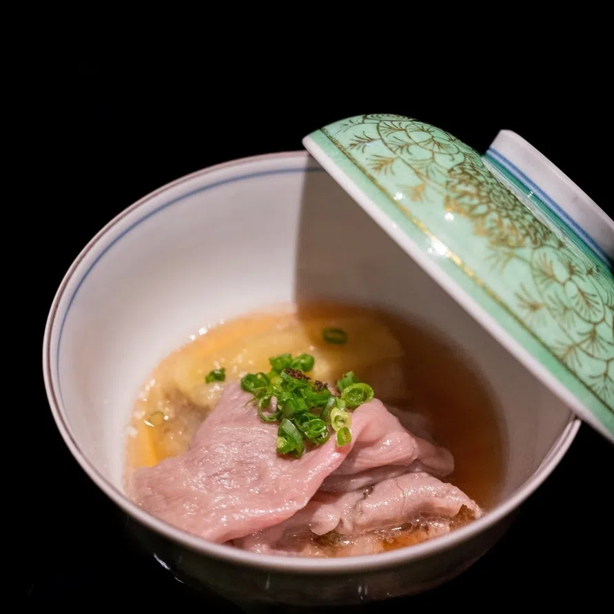 日本鸟取和牛的味道浓郁鲜美。（餐馆提供）