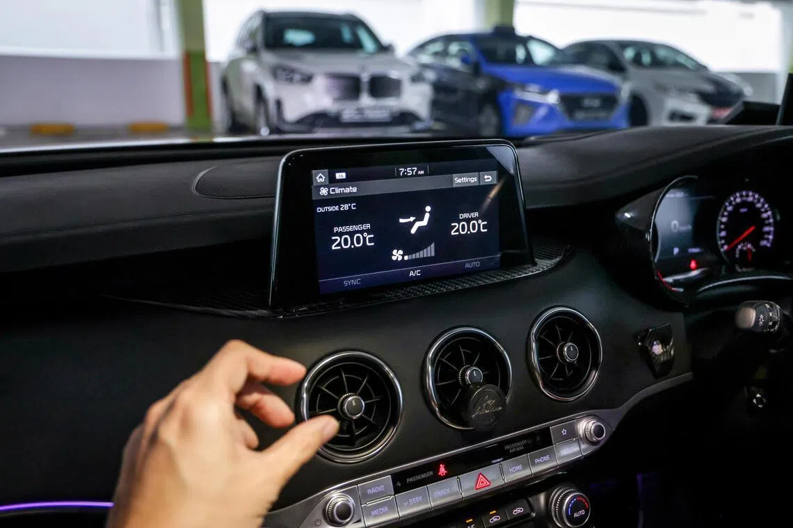 载送乘客的新轿车和轻型货车，冷气系统则须从2028年7月起符合相同标准。（叶振忠摄）