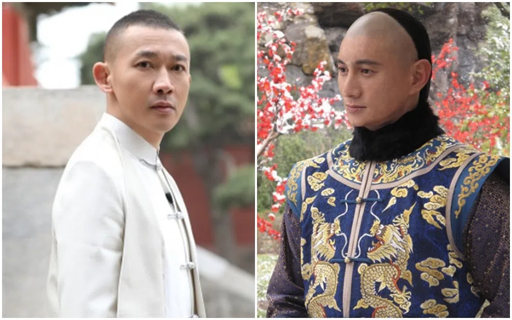 聂远（右）因为想转型而拒绝演出《步步惊心》里的四爷。（互联网）