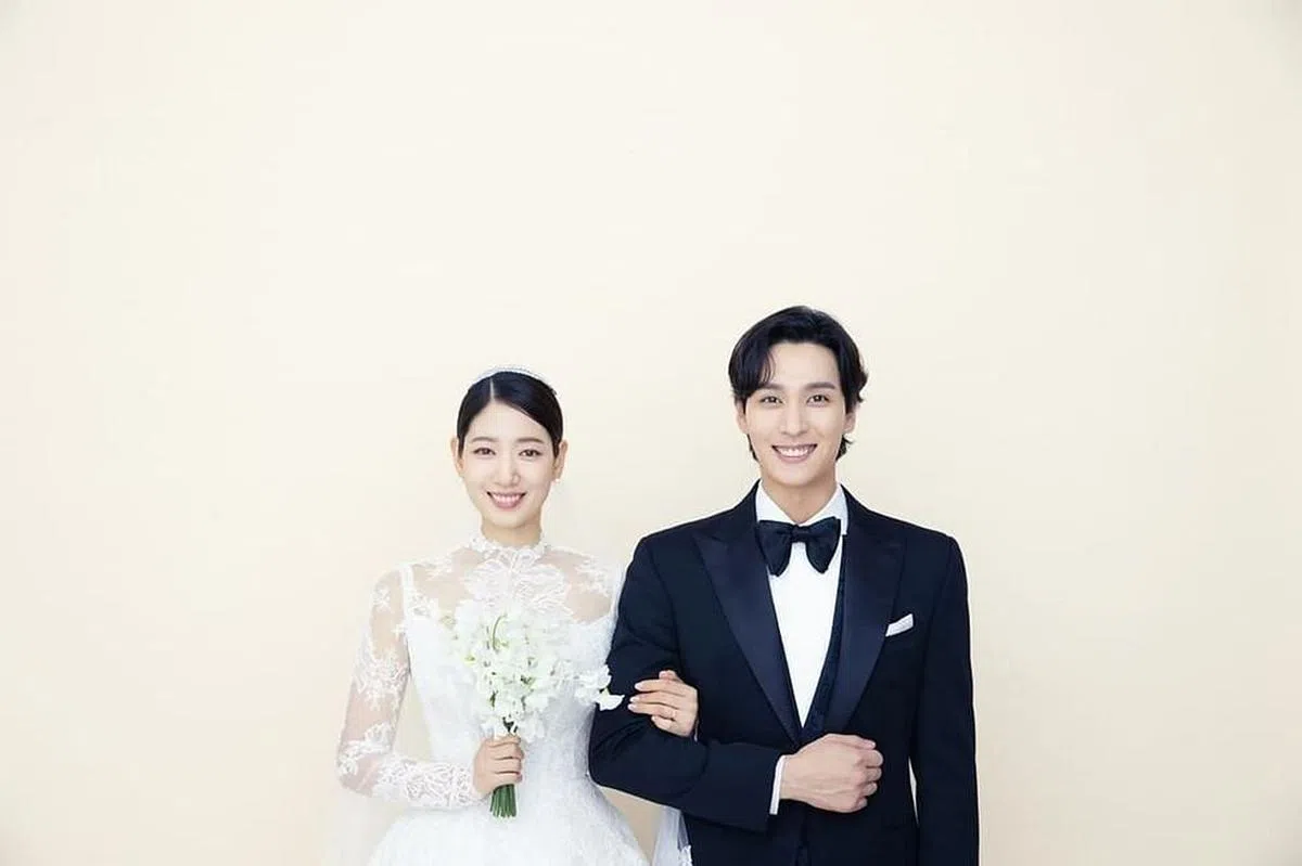 朴信惠和崔泰俊奉子成婚。（取自艺人Instagram）