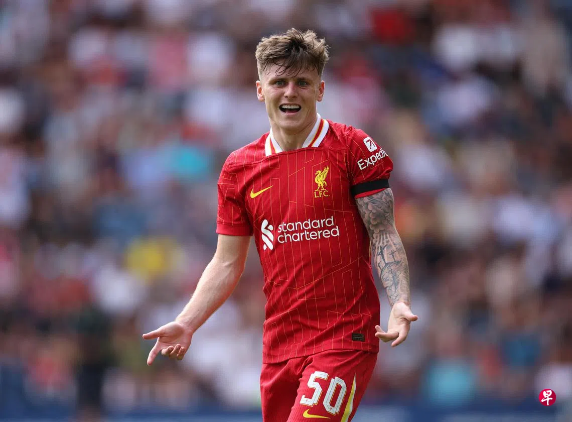 利物浦19岁前锋多克加盟伯恩茅斯| 联合早报