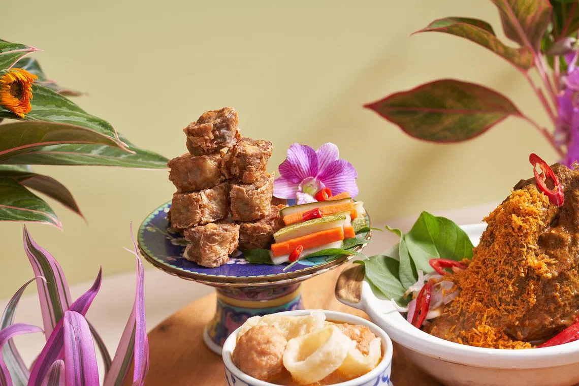 餐馆Peppermint在国庆期间有娘惹美食主题自助餐。（餐馆提供）